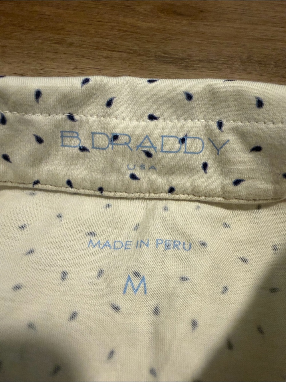 B.Draddy Cal Club Polo Shirt Pocket Pima Cotton California Golf Men’s Size M - Picture 5 of 8